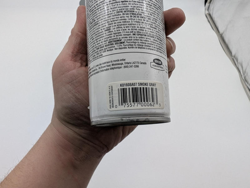 Krylon Acrylic Spray Paint Smoke Gray 16oz K01608 Industrial Pack of 6 Cans 3