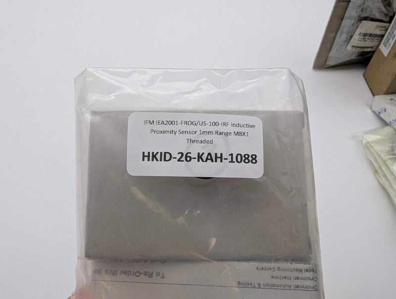 IFM IEA2001-FROG/US-100-IRF Inductive Proximity Sensor 1mm Range M8X1 Threaded