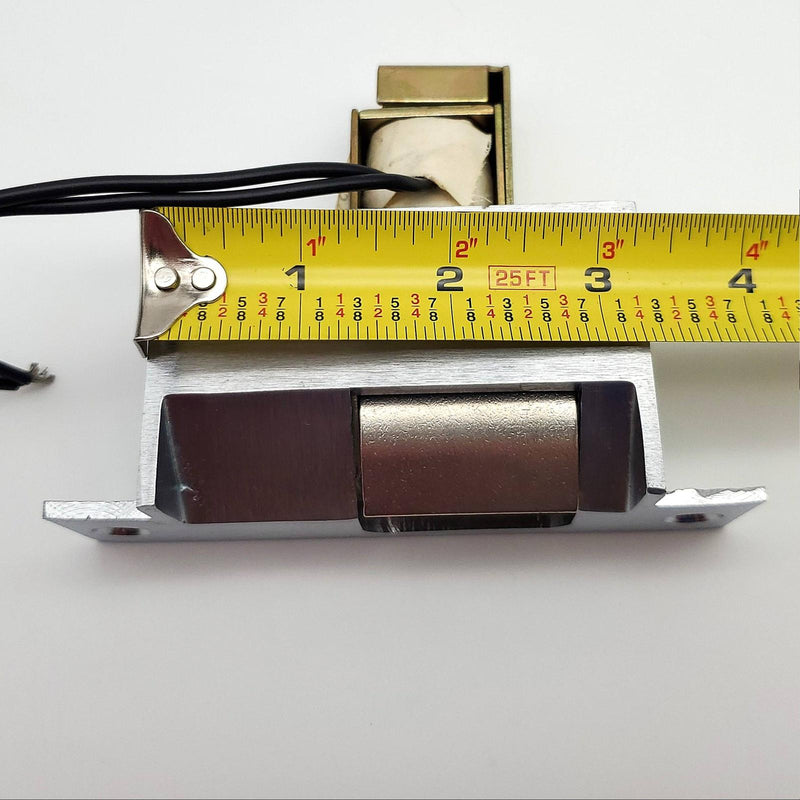 Precision Electric Strike 1639-32 B Satin Chrome LHRB 4-7/8" L x 1-1/8" W USA 11