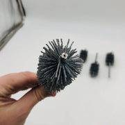 5x Weiler 21330 Power Tube Brush 1-1/2" Dia Helical Nylon SC 2-1/2" Brush Lngth 2