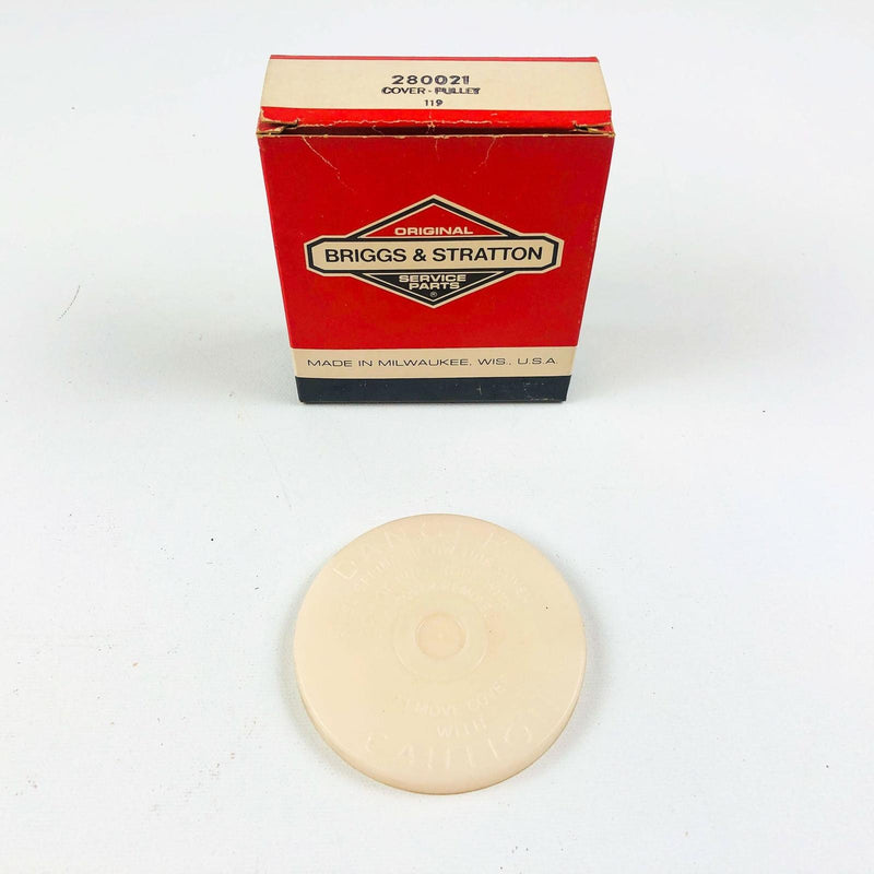 Briggs and Stratton 280021 Cover Pulley Vertical OEM New Old Stock NOS 6