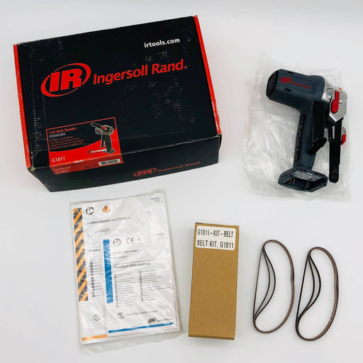 Ingersoll-Rand G1811 Belt Sander Cordless Tool Only IQV12 With 60/80 Grit Kit 1