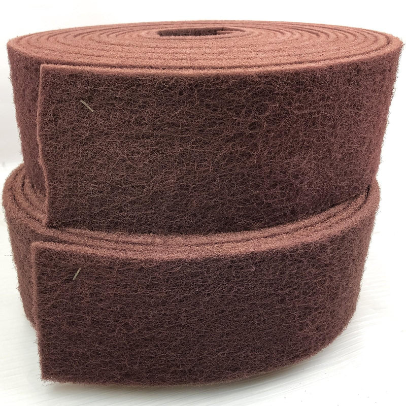 2pk Abrasive Roll 4" x 30' Non-Woven Fast Cut AO Very Fine Norton 66261051701 1