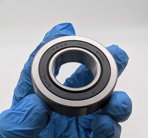 Peer 99R16 Radial Ball Bearing 1" ID 2" OD 1/2" Width Double Sealed 1
