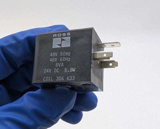 Ross 306K33165 Solenoid Coil 24 VDC 48 VAC Main & Reset 1