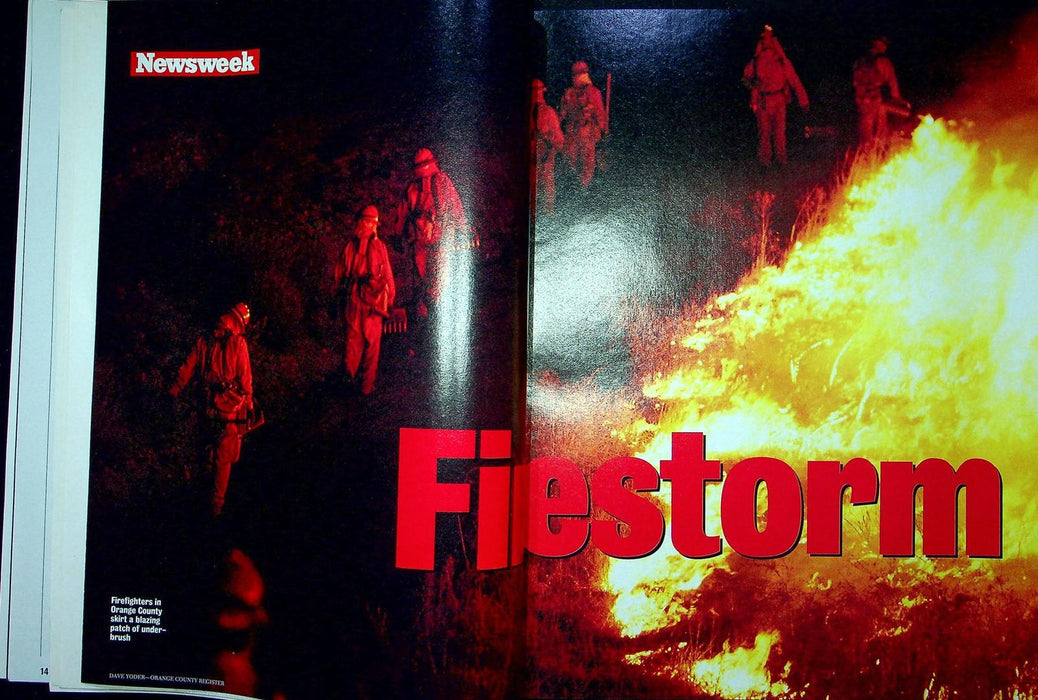 Newsweek Magazine November 8 1993 LA Los Angeles Fires Burns Suburbs Firestorm 4