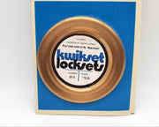 Kwikset Satin Bronze Escutcheon for 2-3/8"BS Door Knob 3-3/4"OD 2-1/4"ID #293 2