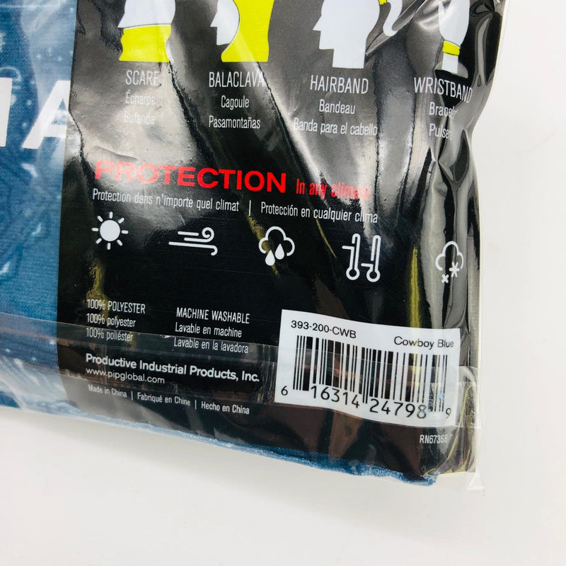 PIP Clima Band 393-200-CWB Headband Multi-Use Seamless Stretch Cowboy Blue 10pk 2