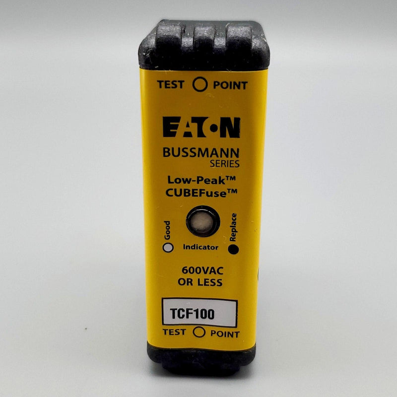 Bussman TCF100 CUBE Fuse Dual Element Time Delay 100A 600 VAC 300 VDC 5
