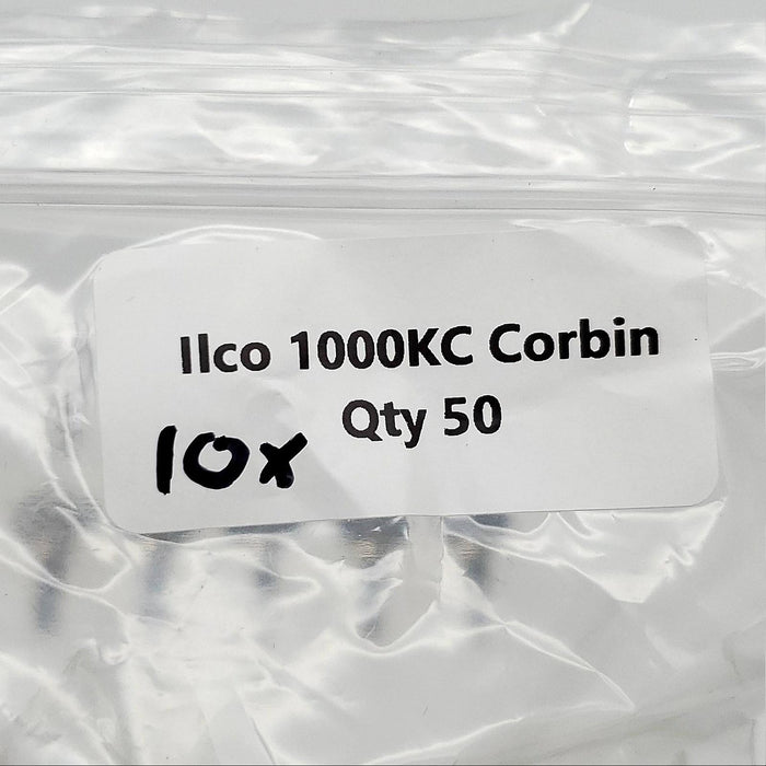 10x Ilco 1000KC Key Blanks For Corbin Nickel Plated Ilco C09 EZ NOS 4