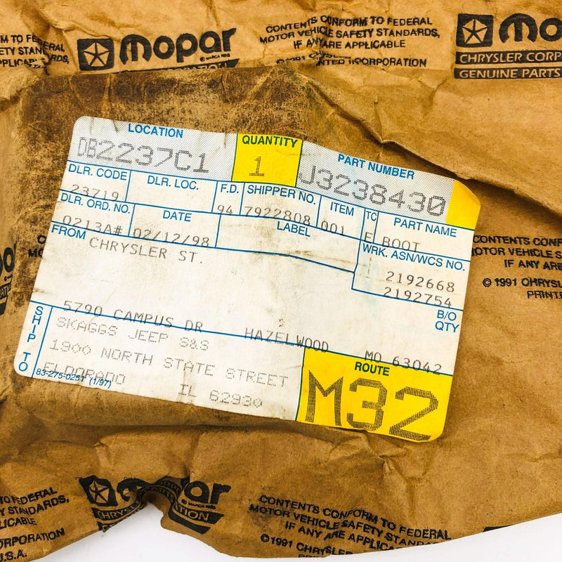 Mopar 3238430 Boot Clutch Housing OEM New Old Stock NOS Sealed 9