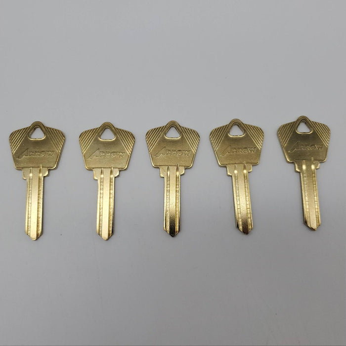 5x Arrow L671F Key Blanks F Keyway Nickel Silver 6 Pin USA Made 3