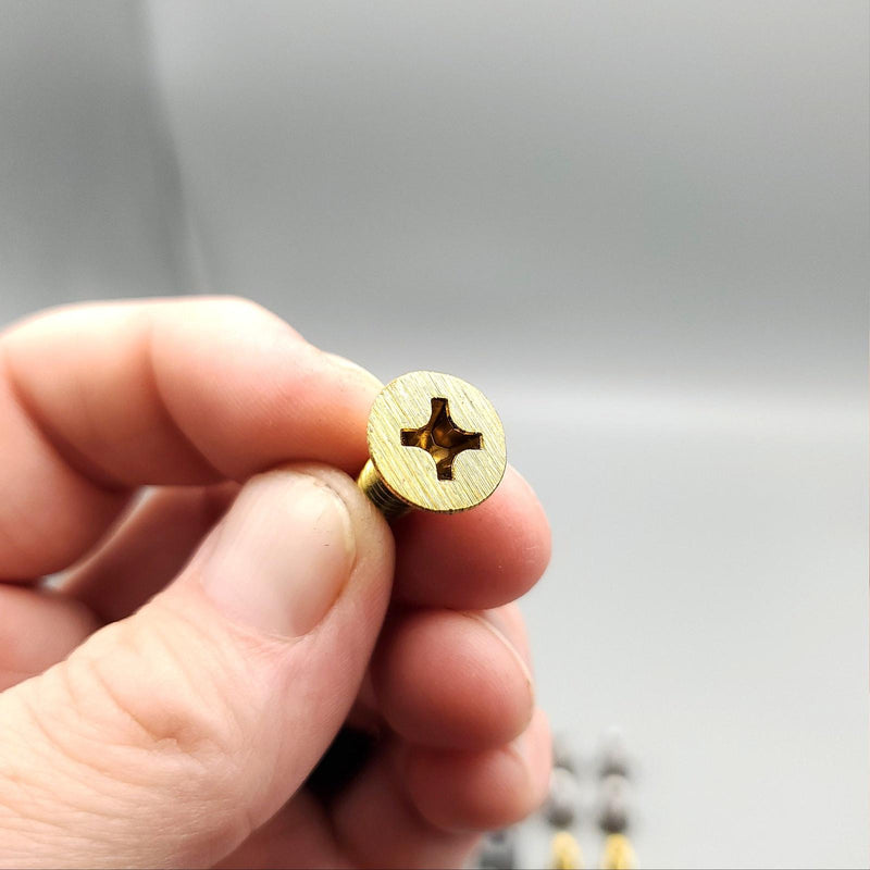 Rixson 107370 606 Center Hung Pivot Screw Pack Satin Brass for 370 Pivot Set 4