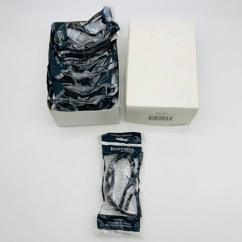 ERB 15327-12 Octane Safety Glasses with Gray Anti-Fog Lens, Black Frame 12-Pack 1