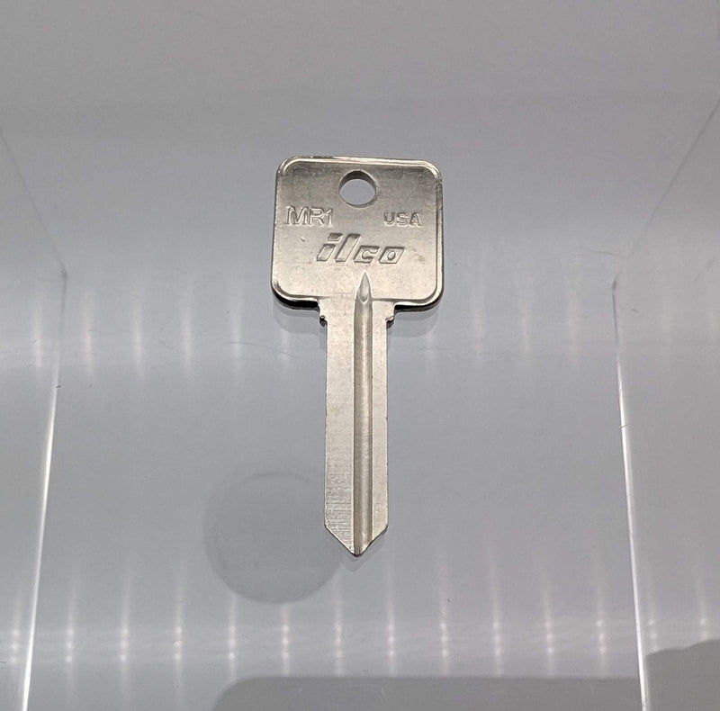 10x Ilco MR1 Key Blanks for Some Metal-Rousseau Cabinet & Mailbox Locks 1