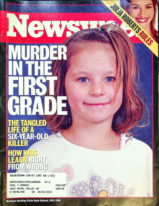 Newsweek Magazine March 13 2000 Gun Violence 6 Year Old Japan Doomsday Cult 1