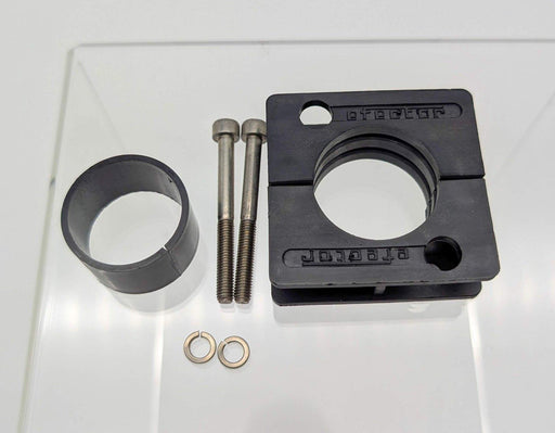 IFM E10077 Mounting Clamp for Cylindrical Sensors 34mm ID w/ Reducing Bushing 1