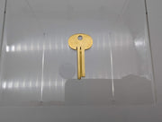 5x Ilco 1068 S&G Safe Deposit Box Key Blanks 0.085" T x 0.275" W Nickel Silver 2