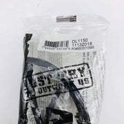 MCR Safety DL1150 Safety Glasses Black Lens Clear Nose Orbital Lightweight 9pk 4