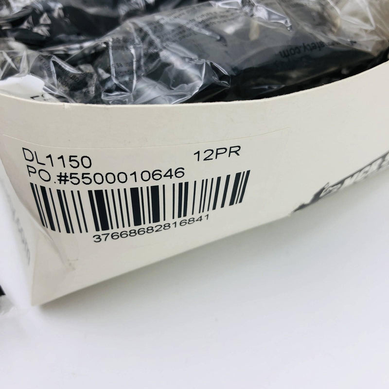 MCR Safety DL1150 Safety Glasses Black Lens Clear Nose Orbital Lightweight 9pk 2