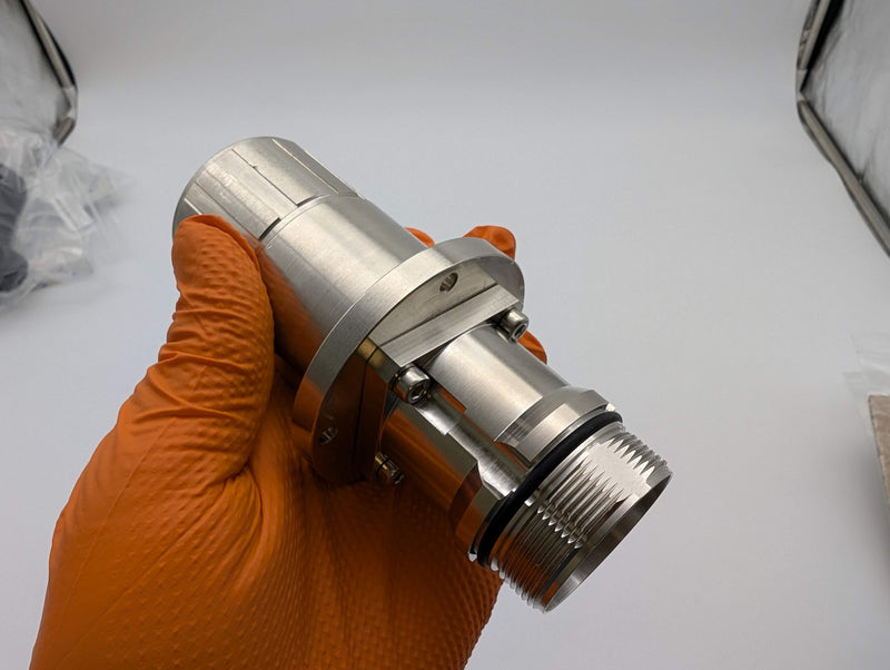 Bosch Rexroth RLS1205/A10 M40 9 Pin Power Bulkhead Connector 56 × 56 mm Flange 4