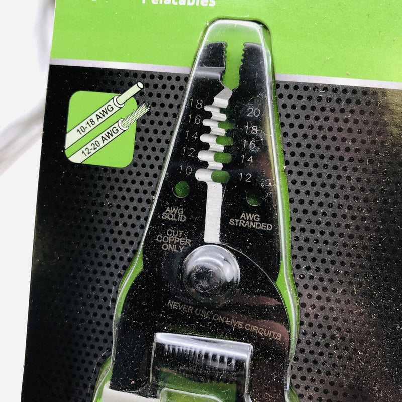 ValForce VFWS2010 Wire Stripper 6" Industrial Heavy Duty 10-18 AWG 12-20 AWG 3