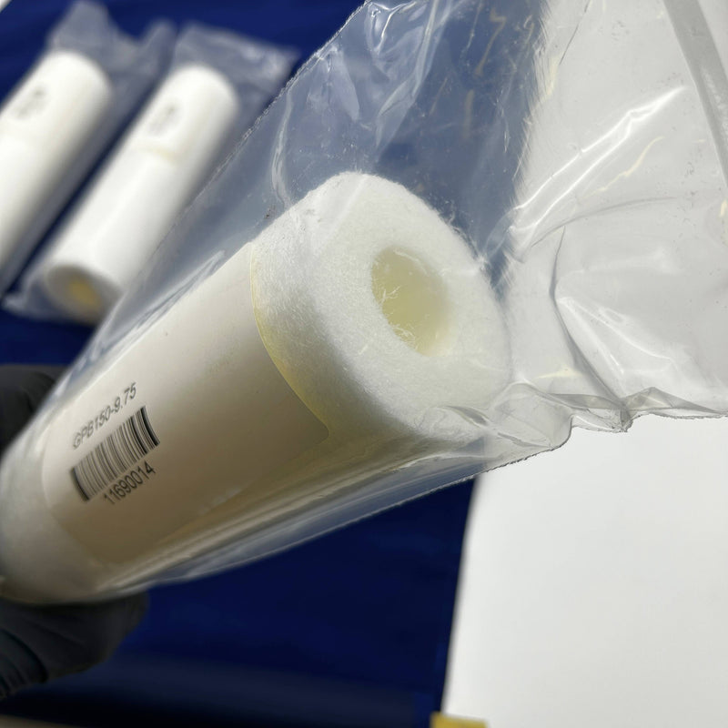 3pk Global Filter GPB150-9.75 Melt-Blown Filter Cartridge 150um Polyolefin 9.75