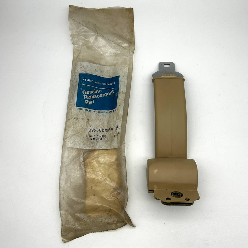 AMC Jeep 55003059 Seat Belt Almond 84-85 Rear Without ECE OEM NOS Cher Wag 1
