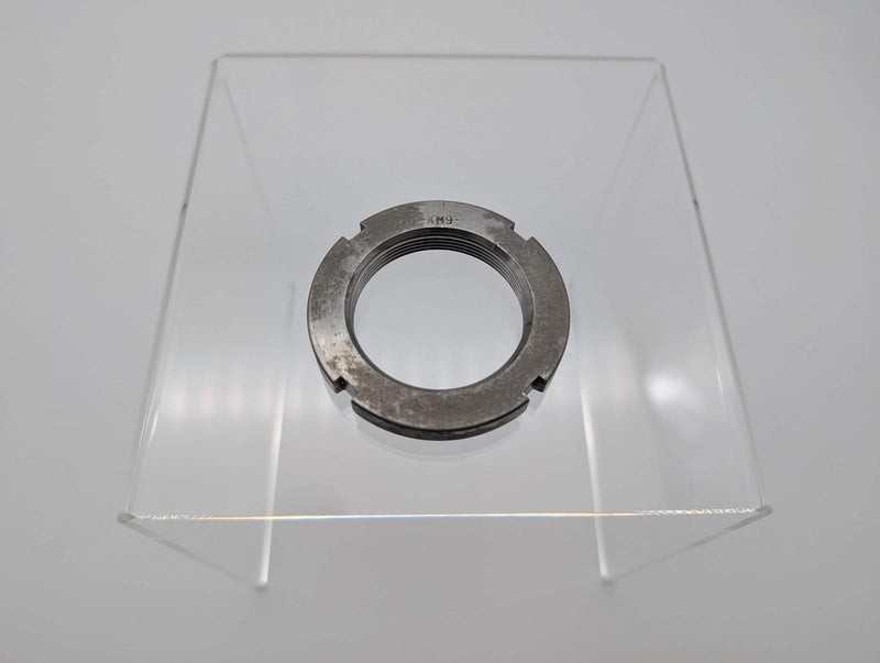 SKF KM 9 Bearing Lock Nut M45x1.5mm 65mm OD 56mm Face Dia 10mm Width Steel 2