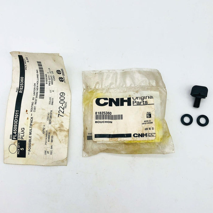 CNH 81825360 Plug Bouchon Fuel Filter OEM NOS For New Holland Open 1