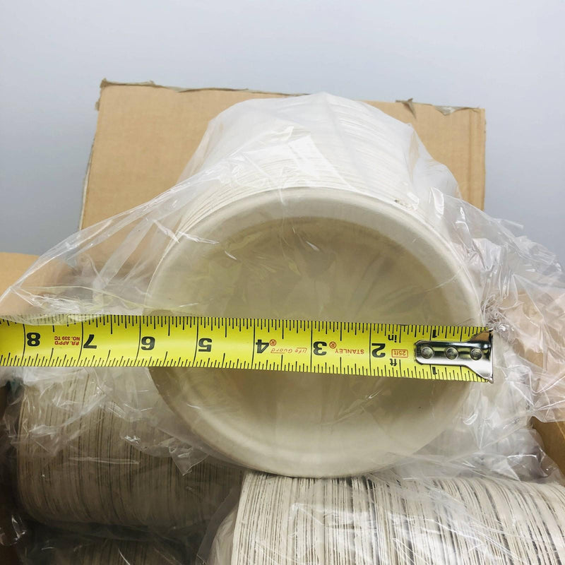 Chinet Paper Pro 25774 Round Plate 6" Dia Molded Fiber Dessert 1000pk/Carton 4