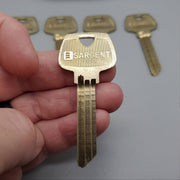 5x Sargent 7270 Key Blanks RN Keyway Nickel Silver 7 Pin NOS 1