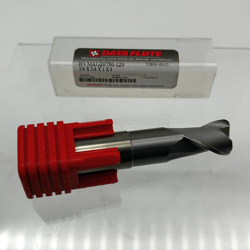 Data Flute 52804-00-D End Mill 3/4 x 3/4 x 1 x 4 w/.120R HVMAG20750-120 Corner R 1