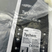 Dupont Tychem 6000 F Gown Size Medium PL50 Cat III Gray TFPL50TGYMD002500 1ct 4