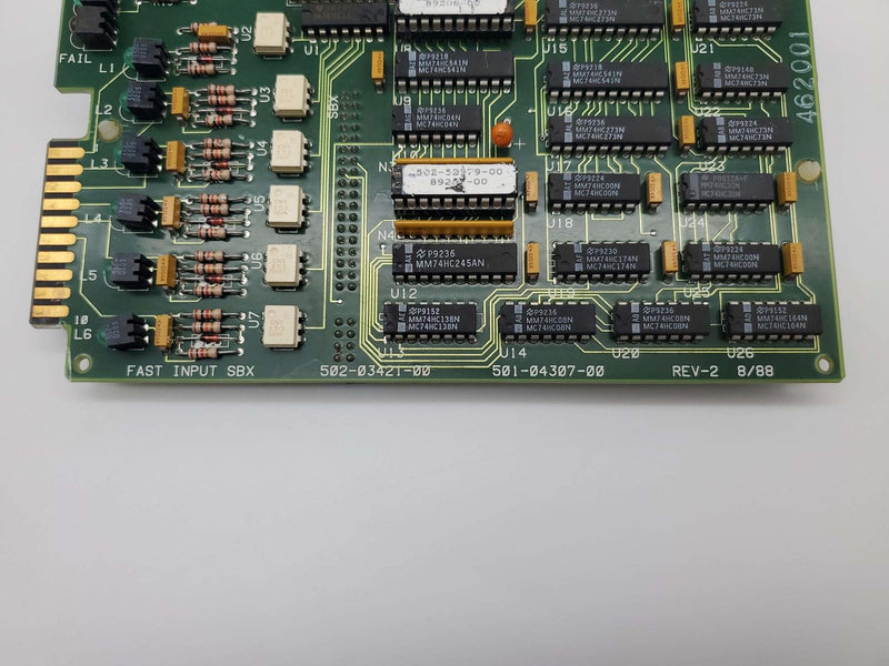 Giddings & Lewis 502-03421-00 Fast Input SBX 501-04307-00 for 8000 Series CNC 2