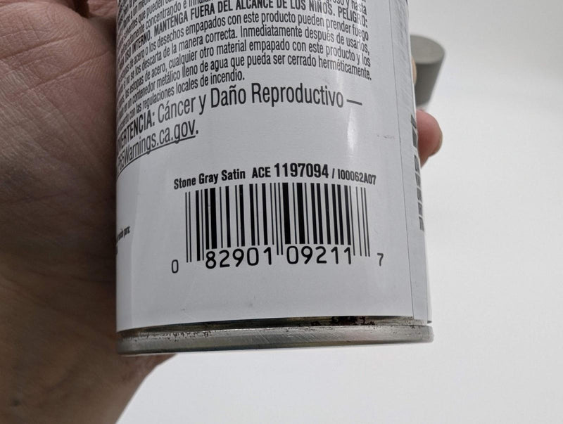 Ace Rust Stop Satin Stone Gray Enamel Spray Paint 15 oz Pack of 3 Cans 3