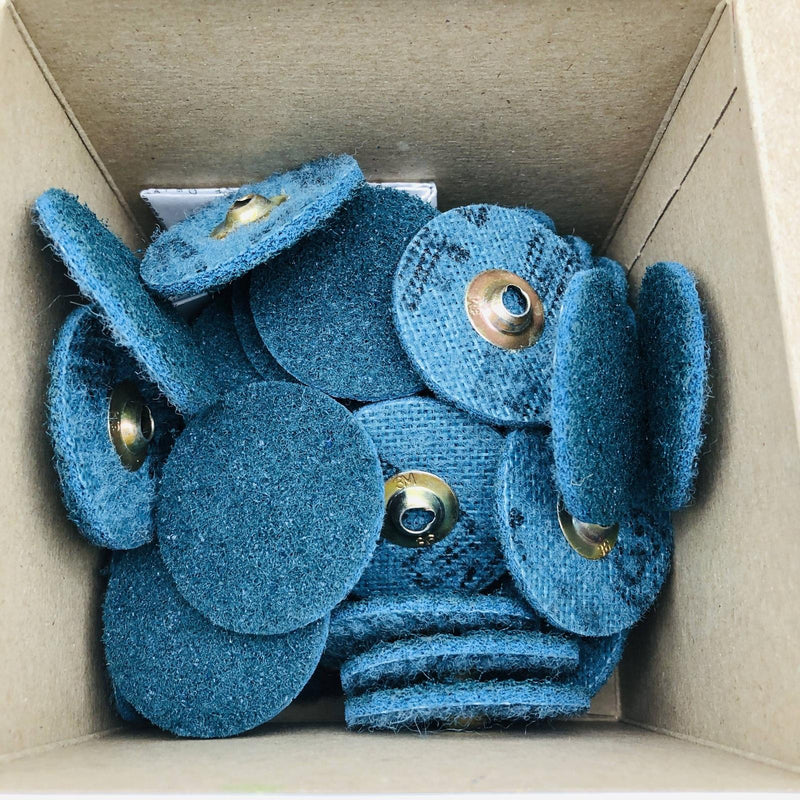 3M Scotch Brite 25770 Disc 2in x NH Roloc TSM SF Conditioning A/O Very Fine 50pk 7