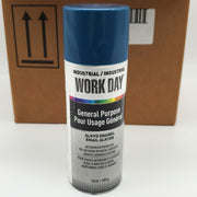 Krylon 4403 Industrial Enamel Spray Paint Blue Indoor / Outdoor 12x 10 Oz Cans 1
