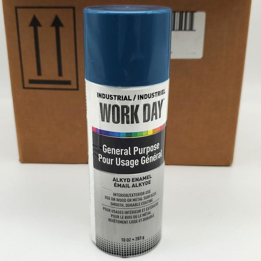 Krylon 4403 Industrial Enamel Spray Paint Blue Indoor / Outdoor 12x 10 Oz Cans 1
