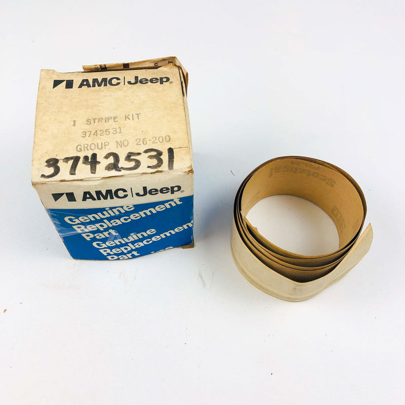 AMC Jeep 3742531 Stripe Kit Decal DR L 1-4U-4 OEM New Old Stock NOS 1