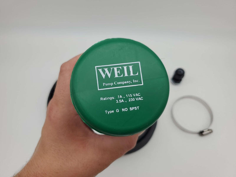 Anchor Scientific Eco Float GP 20NO Float Level Switch 20' Cable Normally Open 3