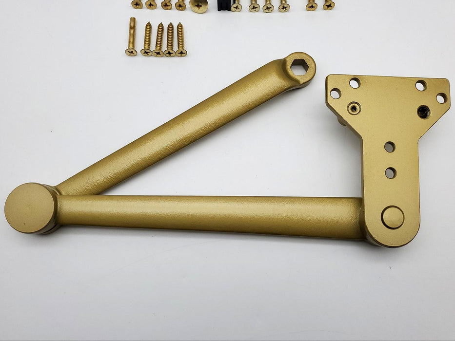 Design Hardware 416 Closer Arm Heavy Duty Deadstop Gold Finish fits 416 Closers 6