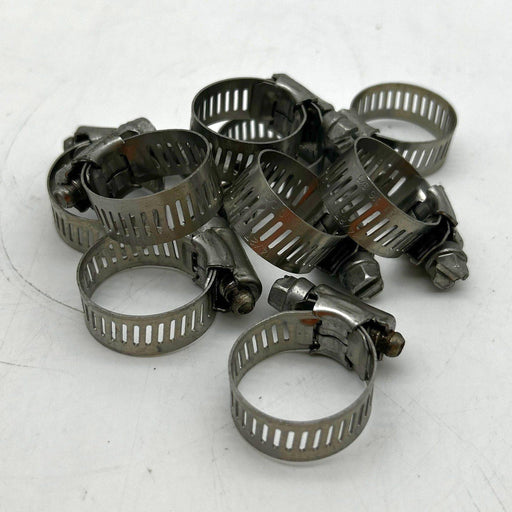 DuPage 47853 Hose Clamp 9/16"-1-1/16" Adjustable Worm Drive 316SS B10HSPX 9/Pkg 1