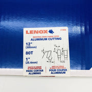 Lenox 21889 Circular Saw Blade 12" w/ 1" Arbor 80T Carbide Tip Aluminum Cutting 7