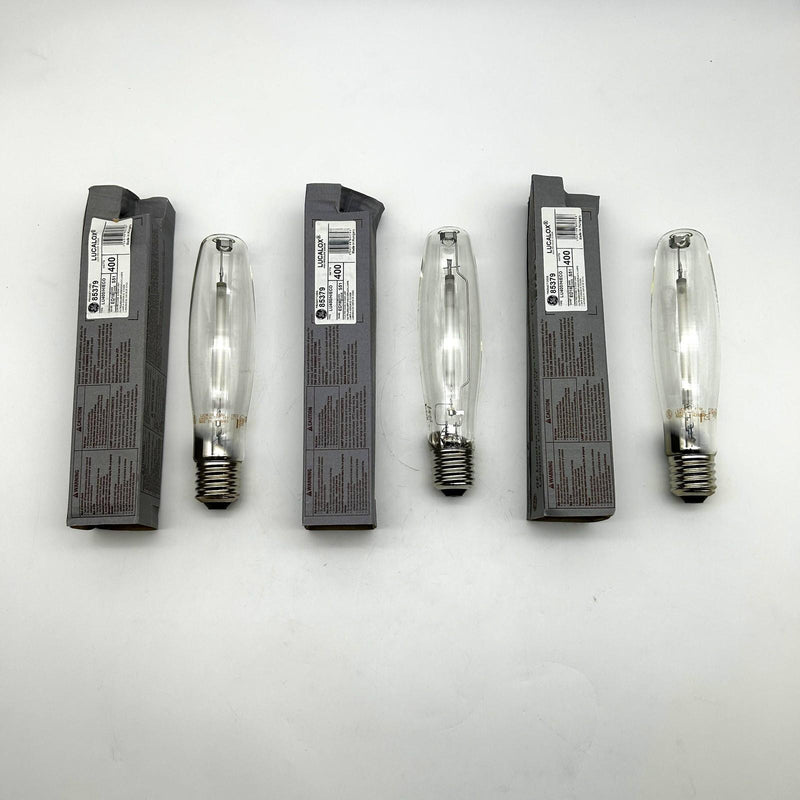 GE 85379 Lucalox HID Lamp LU400/H/ECO 400 Watt High Pressure Sodium Lot of 3