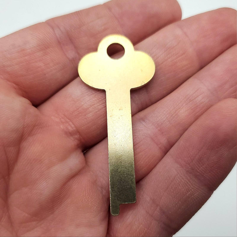 5x Ilco 1066 Key Blanks For Diebold Safe Deposit Locks Nickel Silver NOS 1