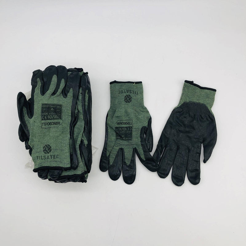 Tilsatec TT060NBR-10 Work Glove Size 10/XL Foam Nitrile Palm Coated 12 Pairs 9