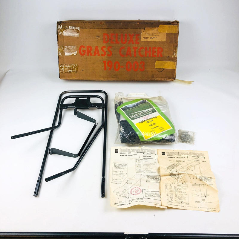 MTD 193-003 Grass Catcher Bagger Assembly Frame 764-119 Grassbag OEM NOS Black 8