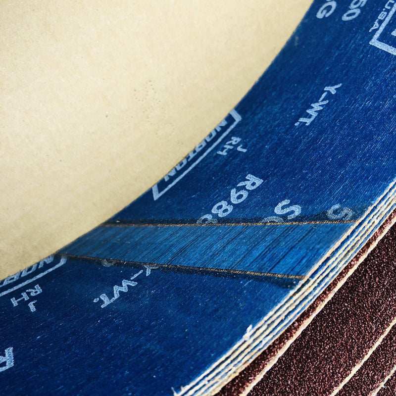 Norton 78072771217 Sanding Belt 4X36 50 Grit R988 Aluminum Oxide Pack of 10 4