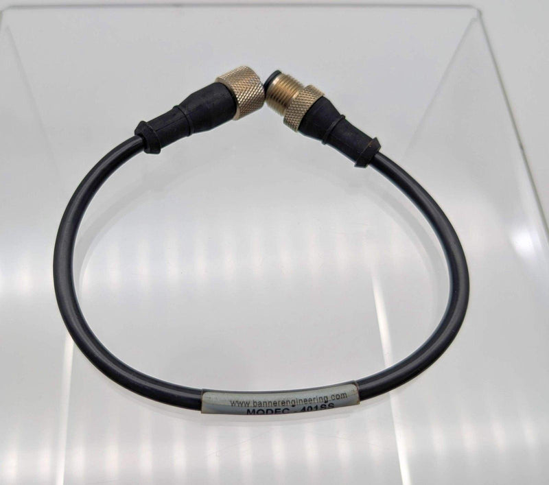 Banner Engineering MQDEC-401SS M12 Female to Male Straight 4 Pin 1ft 1